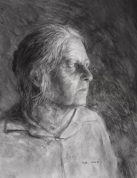 moa babushka,mokriy sous,43x32,2007 PORT