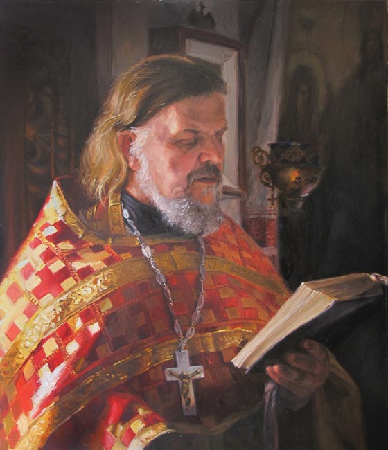 портрет священника. 