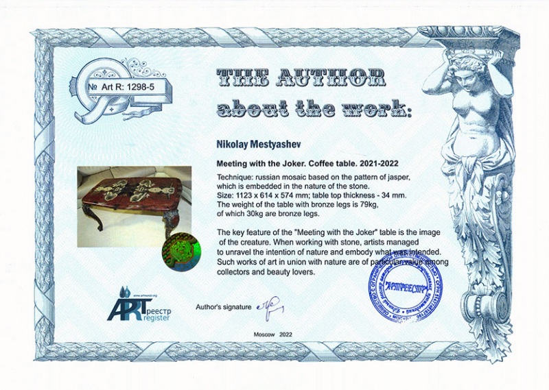 Meeting with the Joker Cofee table. ...